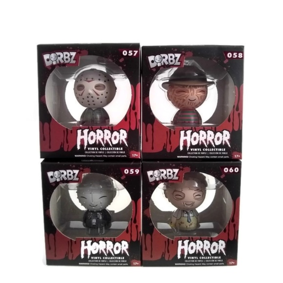 Funko Dorbz Horror Bundle Jason Freddy Pinhead New - Picture 1 of 6